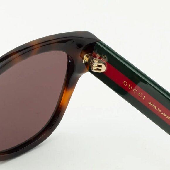 NWT Gucci GG1866SK-002 Havana 56mm Sunglasses